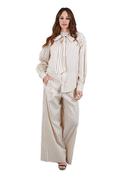 COREANA RIGATA CON CRAVATTA ROBERTO COLLINA | Camicie | B54020B5403
